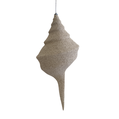 Keong Pendant Light by TIBA-TIBA - sand coated tropical fibreglass resin seashell pendant lamp made in Bali. 